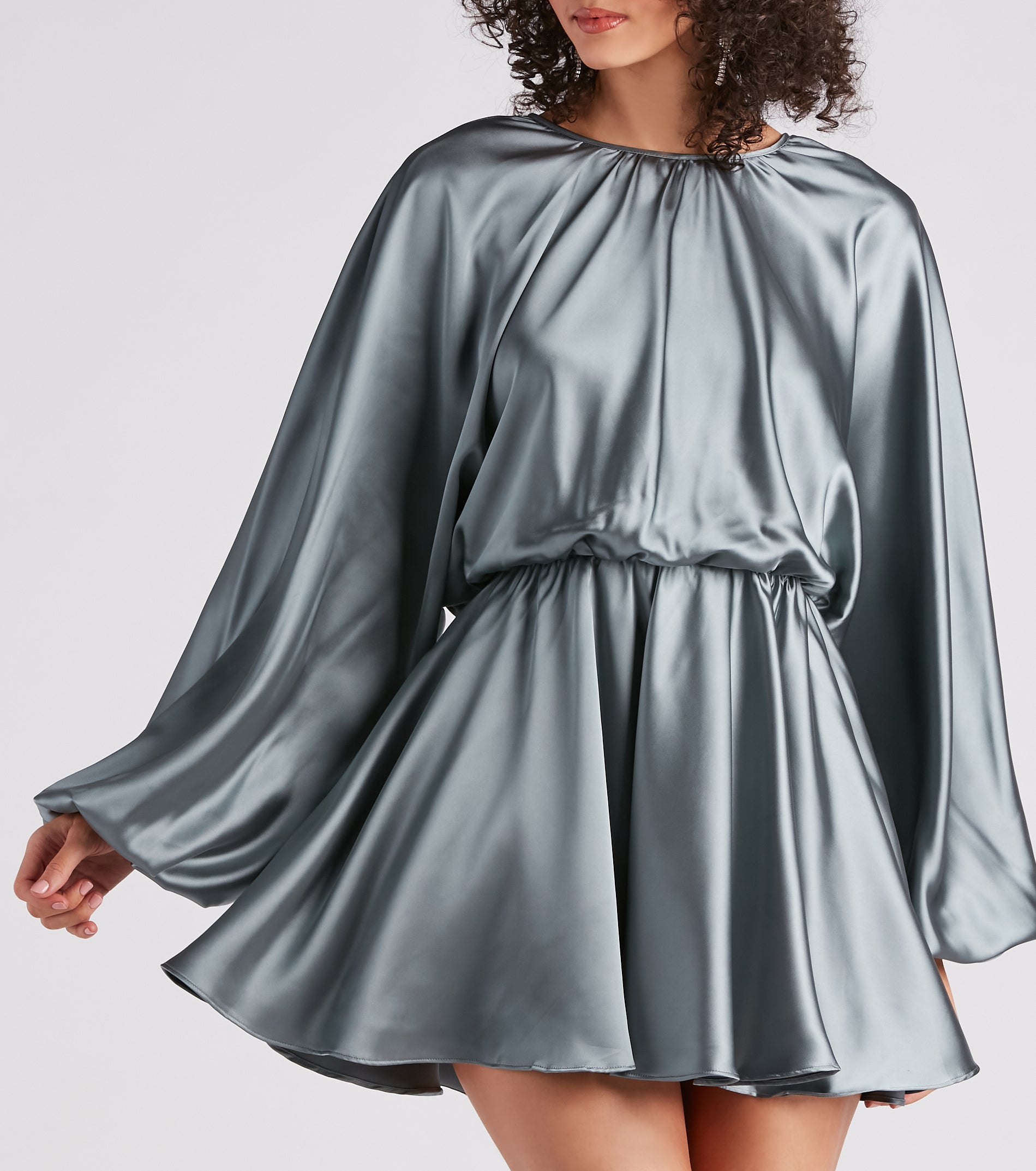 Formal Satin Short Dress